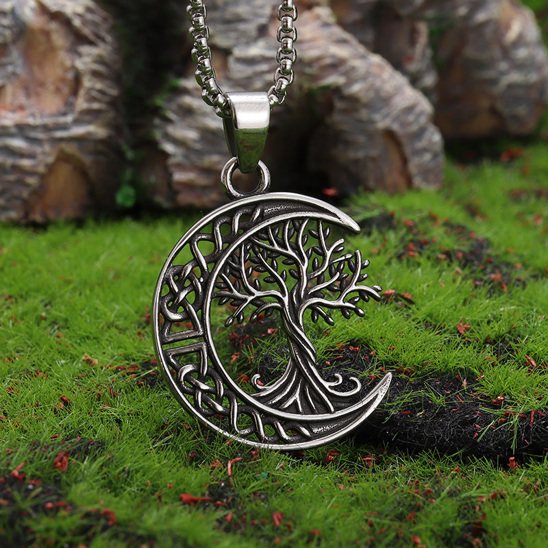 “Yggdrasil Root” – Celtic Knot Tree Pendant