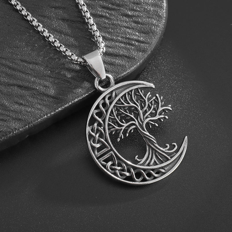 “Yggdrasil Root” – Celtic Knot Tree Pendant