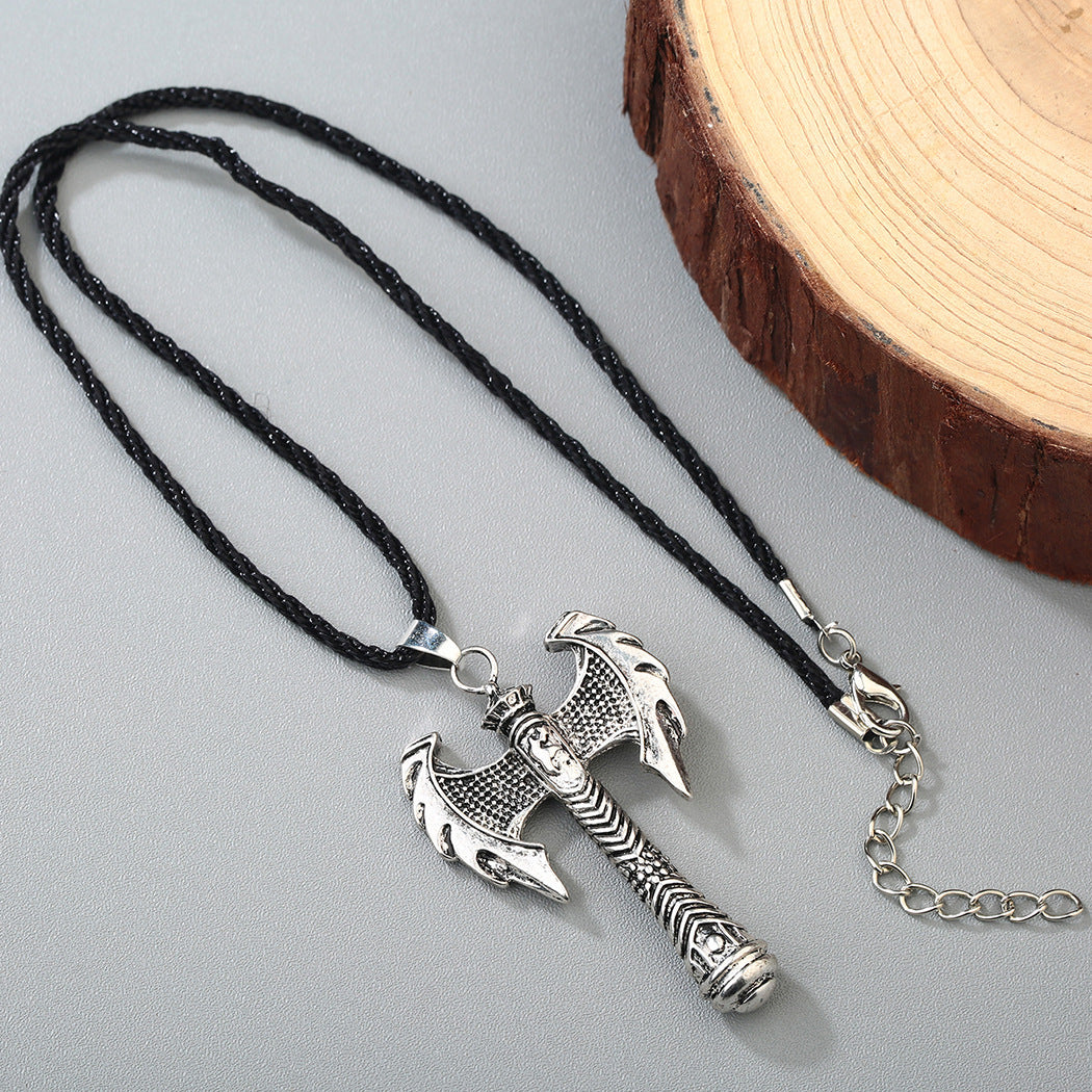 Aegis of Hades” – Greek Viking Axe Necklace