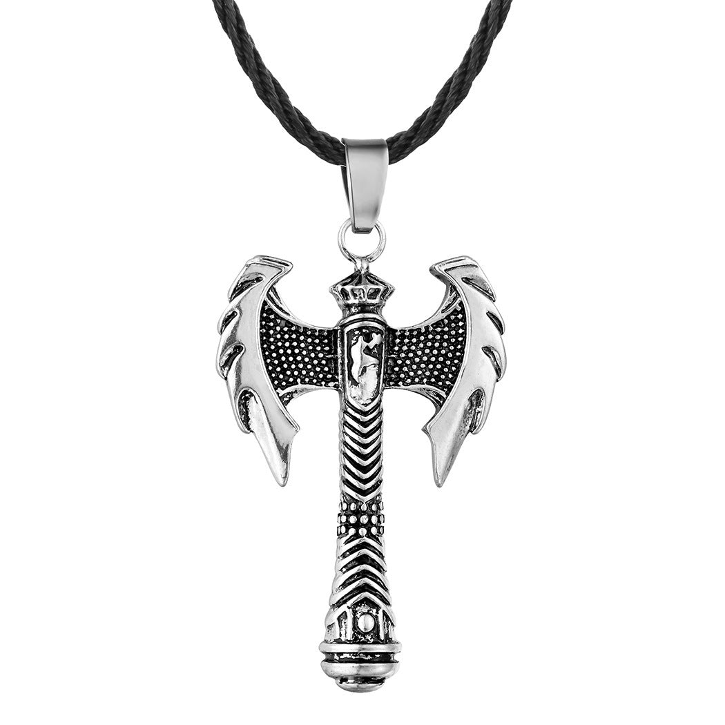 Aegis of Hades” – Greek Viking Axe Necklace
