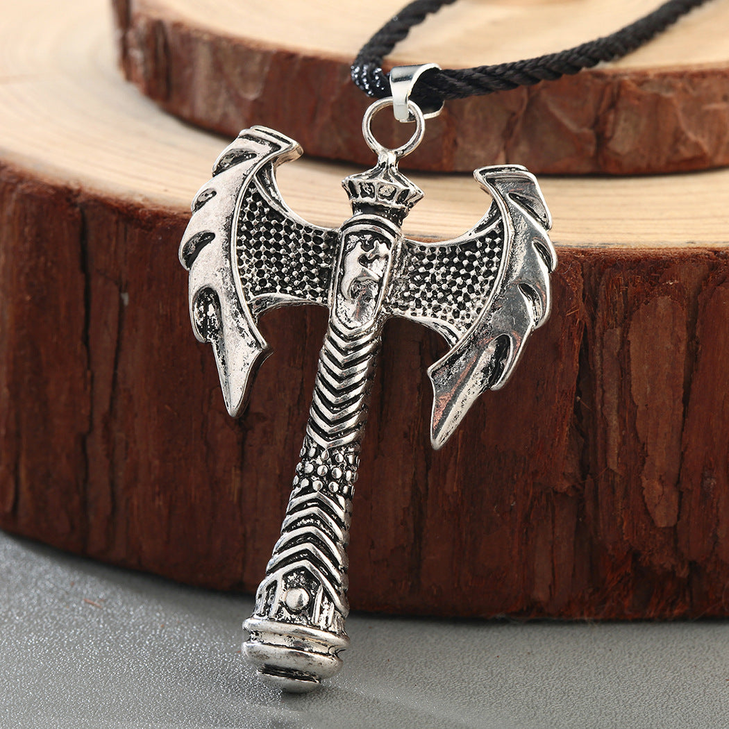 Aegis of Hades” – Greek Viking Axe Necklace