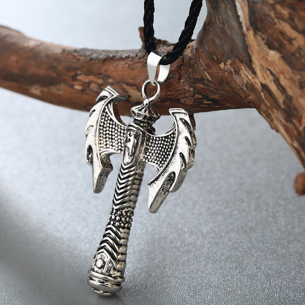 Aegis of Hades” – Greek Viking Axe Necklace