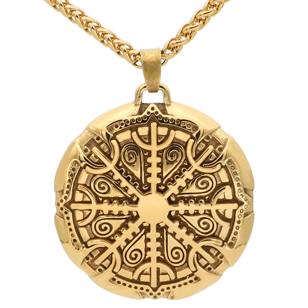 “Odin’s Gauge” – Magnetic Compass Necklace