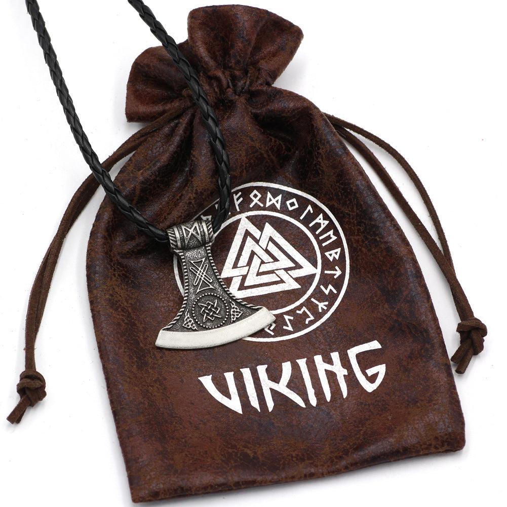 “Battlemark” – Axe Symbol Pendant Necklace