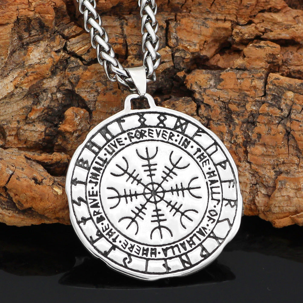 “Odin’s Gauge” – Magnetic Compass Necklace