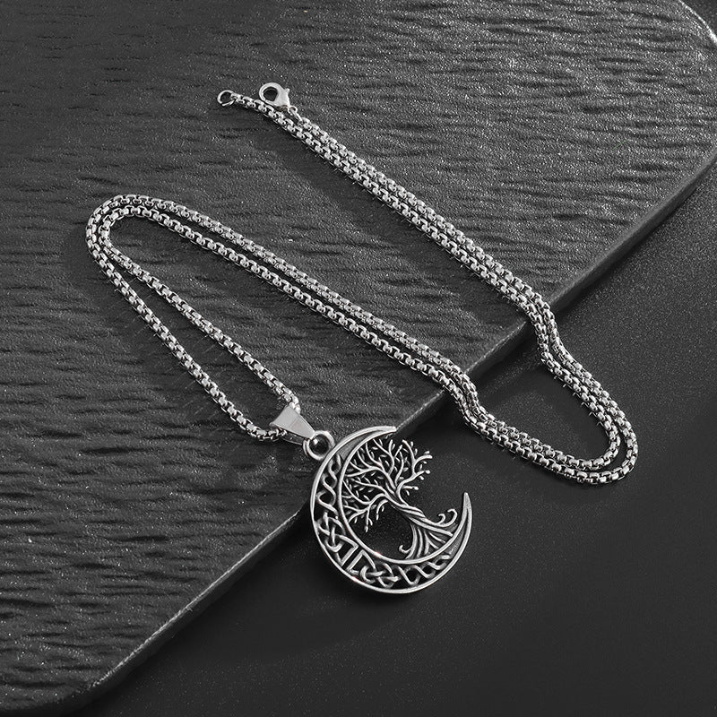 “Yggdrasil Root” – Celtic Knot Tree Pendant