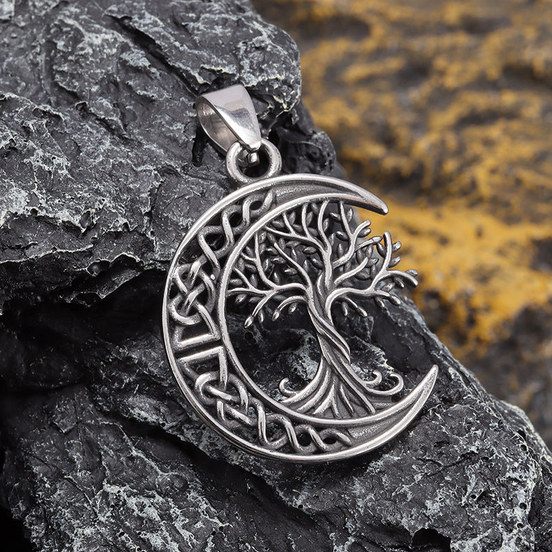 “Yggdrasil Root” – Celtic Knot Tree Pendant