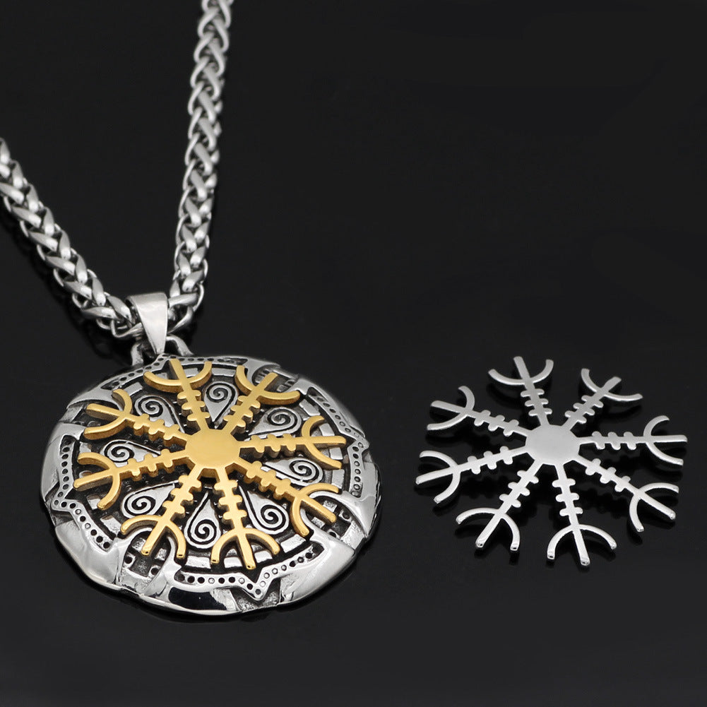 “Odin’s Gauge” – Magnetic Compass Necklace