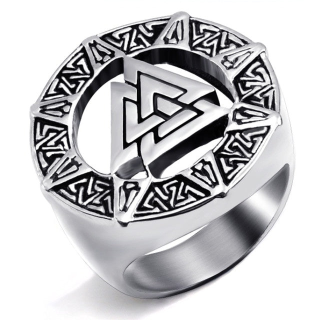 Bloodsteel Warrior Ring – Viking Valor Forged in Fire