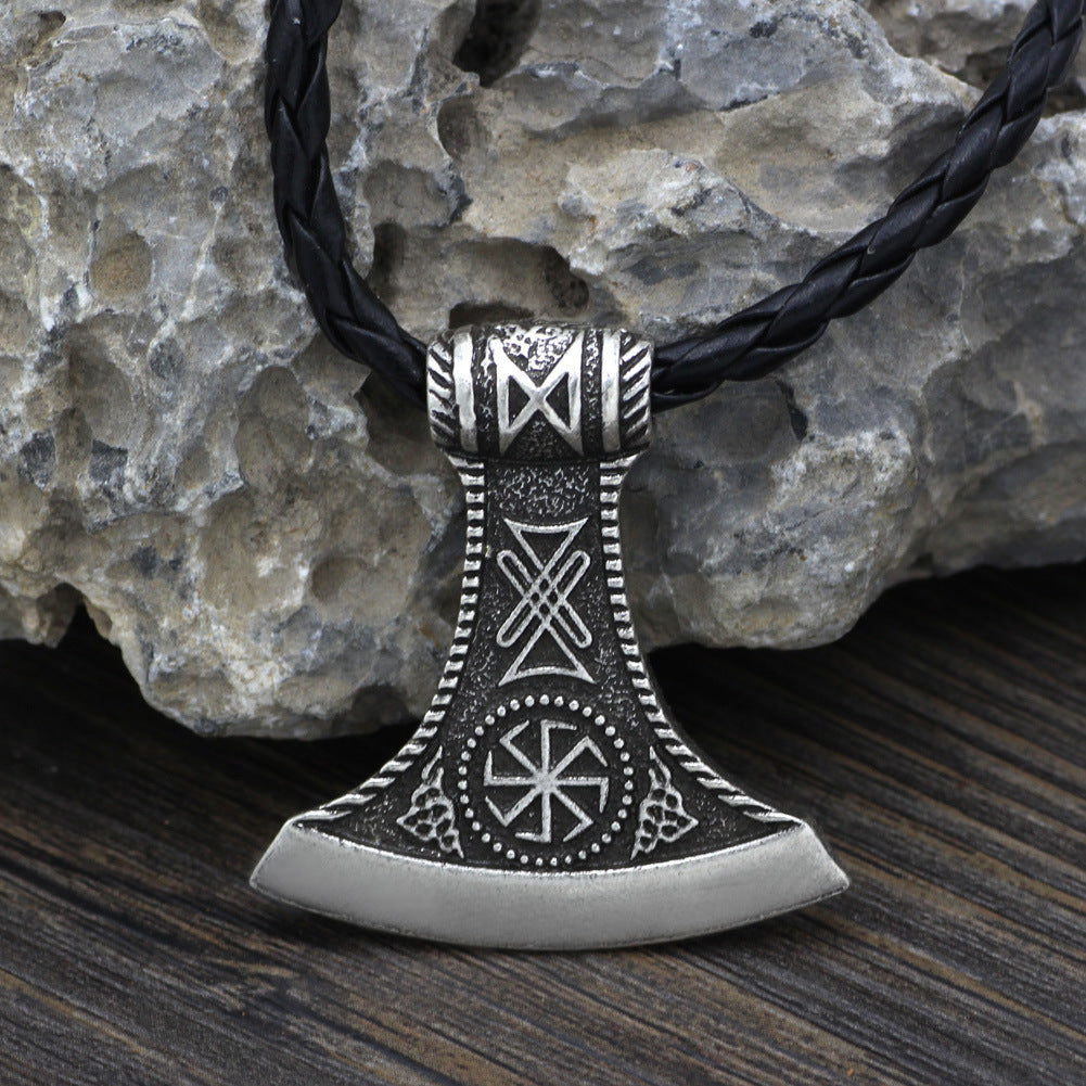 “Battlemark” – Axe Symbol Pendant Necklace