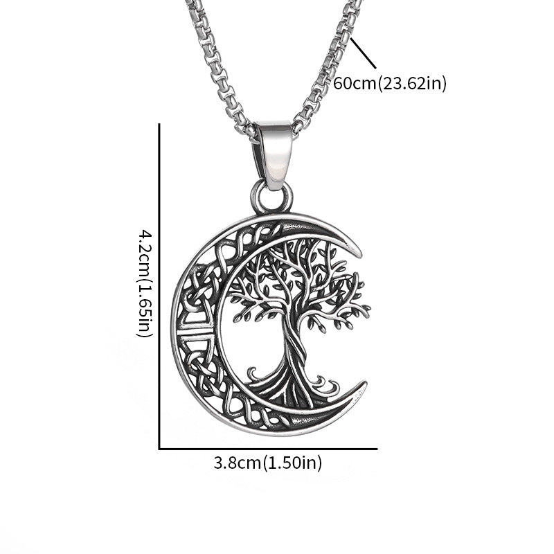 “Yggdrasil Root” – Celtic Knot Tree Pendant
