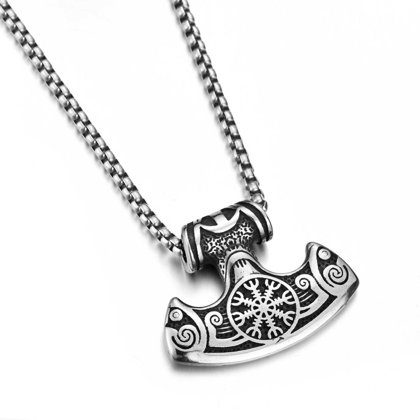 “Drakkar Frost” – Boat Snow Hammer Pendant