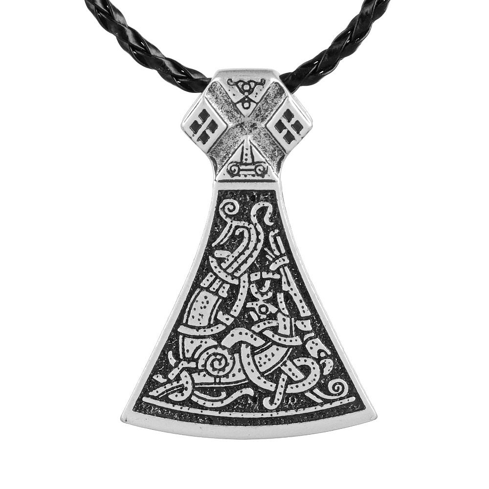 “Battlemark” – Axe Symbol Pendant Necklace