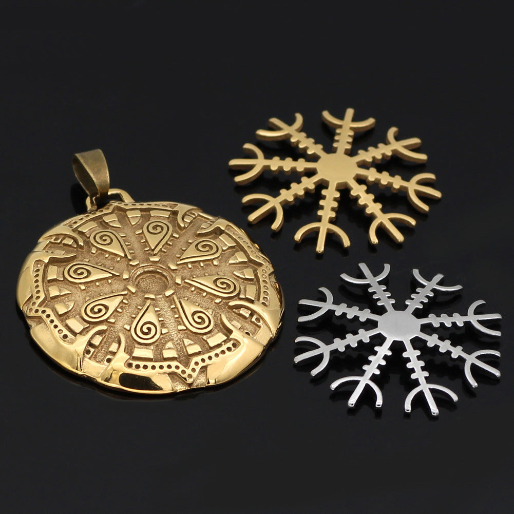 “Odin’s Gauge” – Magnetic Compass Necklace