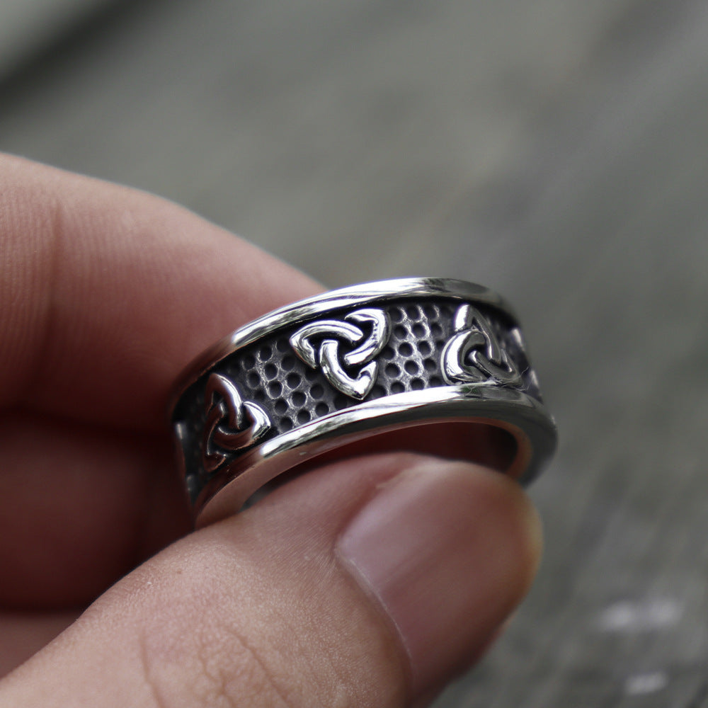 Celtic Storm Ring – Viking-Celtic Men's Power Band