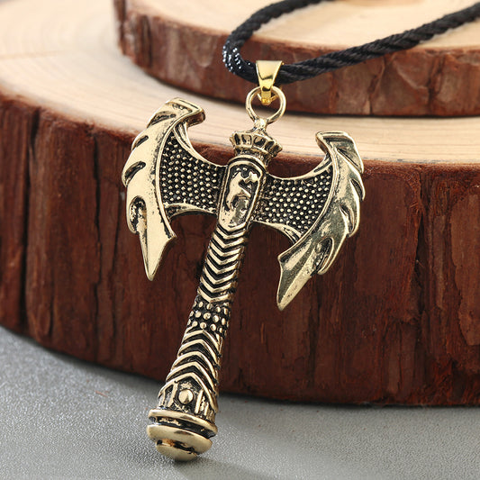 Aegis of Hades” – Greek Viking Axe Necklace