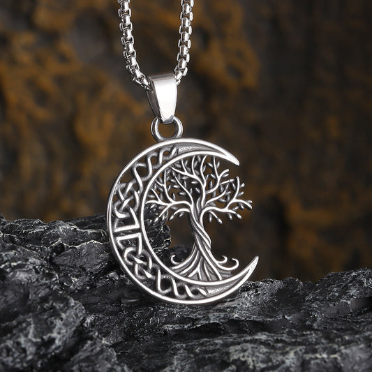“Yggdrasil Root” – Celtic Knot Tree Pendant
