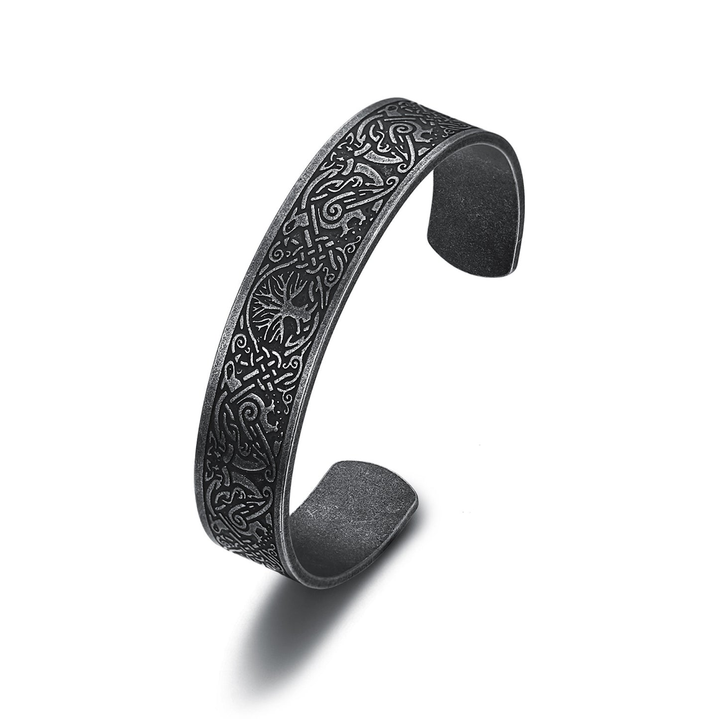 "Ironmark" – Retro Viking Steel Bracelet