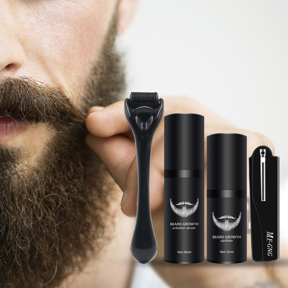 Ironroot Roller Kit – Beard Roller & Disinfectant Pack