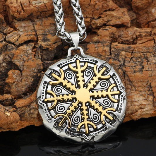 “Odin’s Gauge” – Magnetic Compass Necklace