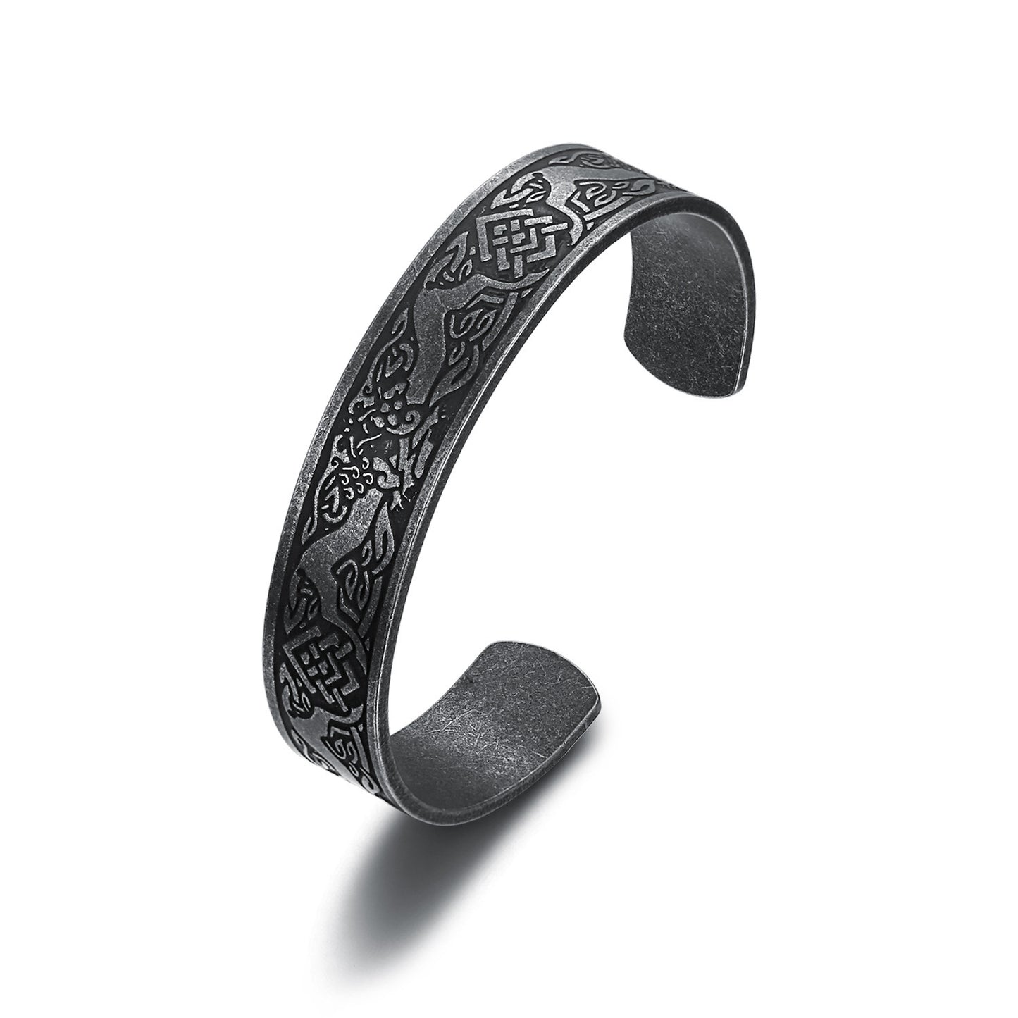 "Ironmark" – Retro Viking Steel Bracelet
